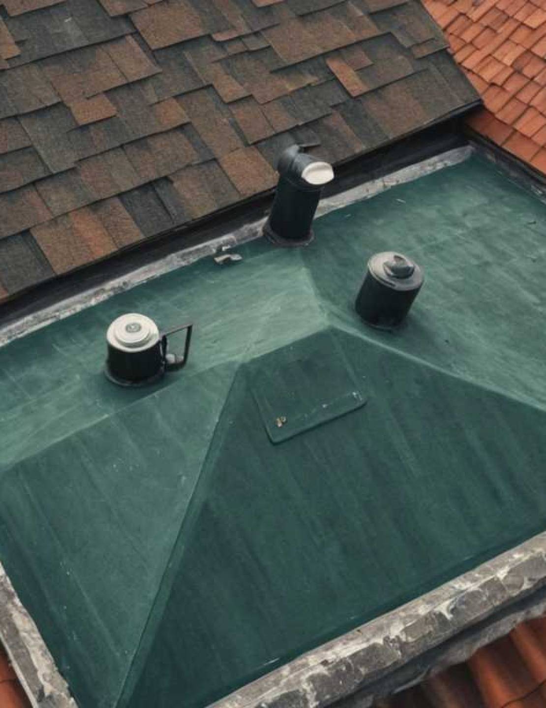 Монтаж системы дренажа конденсата с фальцевой кровли (подкладочные мембраны)