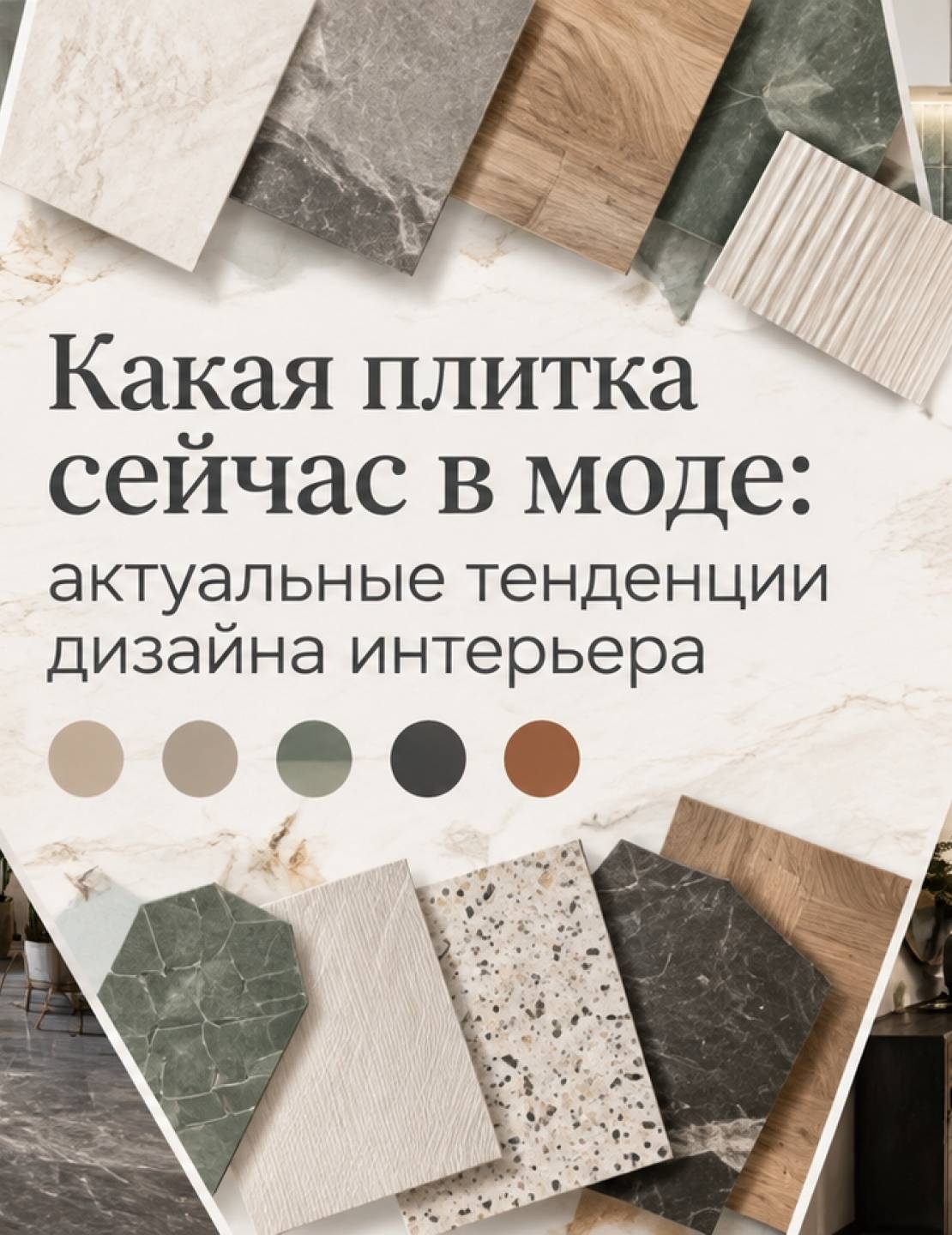 Какая плитка сейчас в моде: актуальные тенденции дизайна интерьера